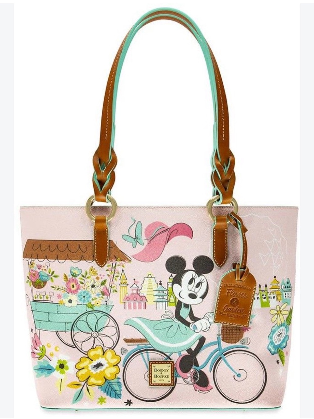 Disney Dooney & Bourke Epcot Flower & Garden Festival 2020 Minnie Tote bag mouse